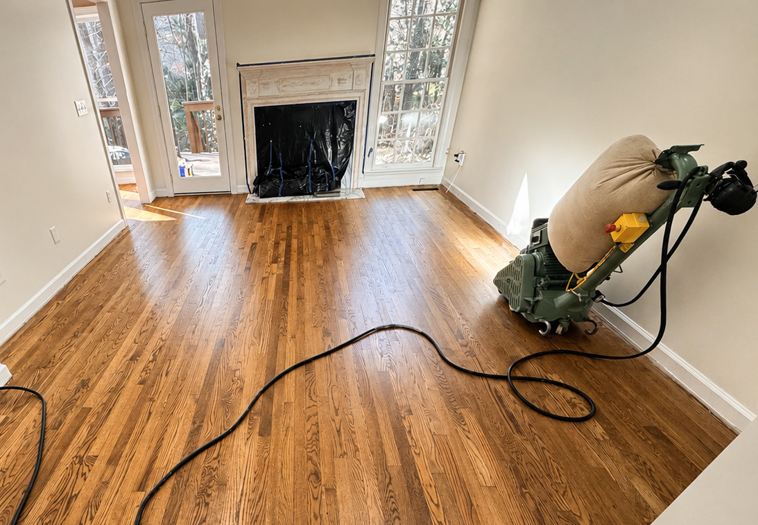 Sanding flooring service